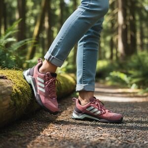Adidas Terrex AX4 GY8621 Womens US 8 Hiking Shoes Wonder Red Lace Up